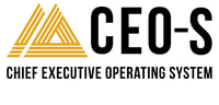 CEO-S logo - with tagline - gold triangle